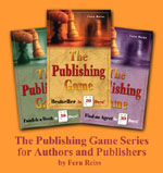 Cover photos of the three books.  Click here for more information on 'The Publishing Game'
